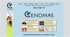 Desktop Screenshot of genomas.net
