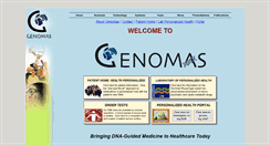 Desktop Screenshot of genomas.com